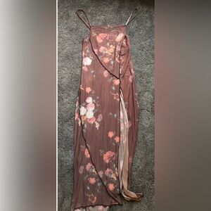 Urban Outfitters Brown Floral Dress Layer